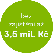 Až 3,5 milionu bez zajištění