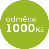 Odměna 1000 Kč