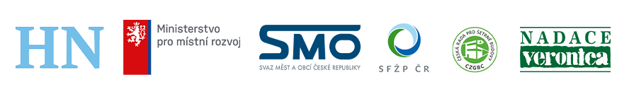 Loga partnerů soutěže Zelená obec roku 2026