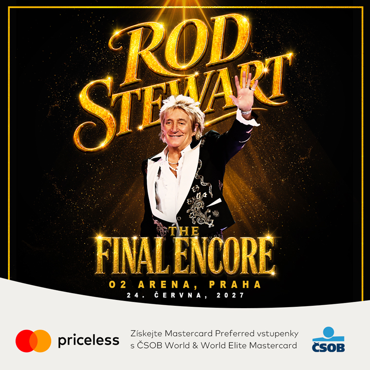 Rod Stewart, The Final Encore, O2 Arena Praha, 24. 6. 2027