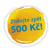 Získejte 500 Kč zpět